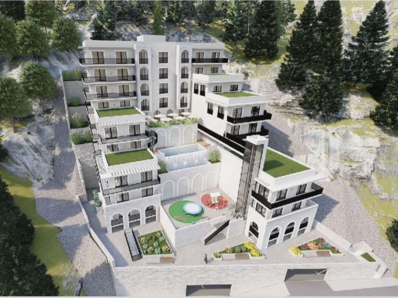 Render of the residence